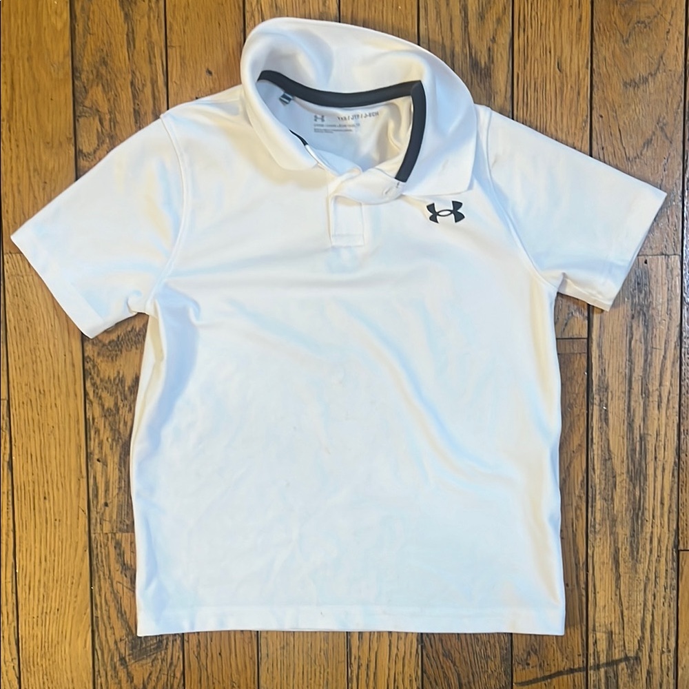 Under Armour White Polo Shirt